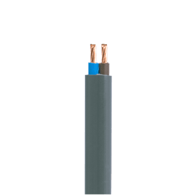 7/0.67mm Cu/PVC/PVC Flat Twin Cable (2.5mm2) Grey