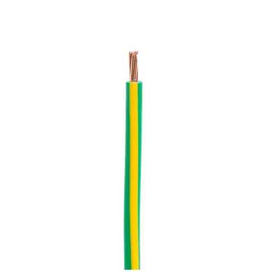 7/0.67mm Cu/PVC Stranded Earth Cable (2.5mm2) Green