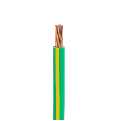 7/1.35mm Cu/PVC Stranded Earth Cable (10mm2) Green