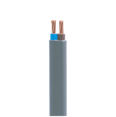 7/1.70mm Cu/PVC/PVC Flat Twin Cable (16mm2) Grey