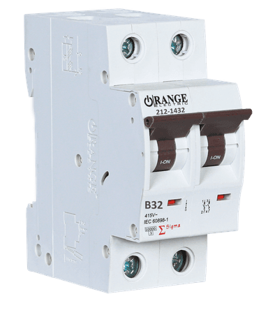 SIGMA 32Amp. 2Pole, Type B, 400V, 10kA MCB