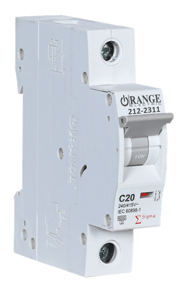 SIGMA 20Amp. 1Pole, Type C,  240/415V 6kA MCB