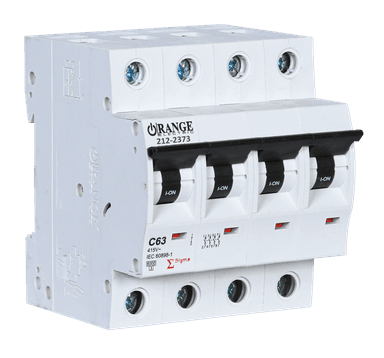 SIGMA 63Amp. 4Pole, Type C, 415V, 6kA MCB