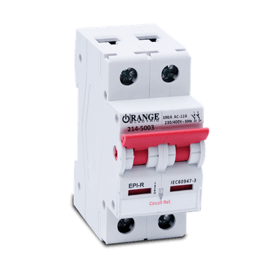 10KA 100Amp. 2Pole 230/400V Isolator