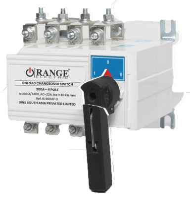 Sigma91 Onload Changeover 200Amp. 4Pole Open Execusion