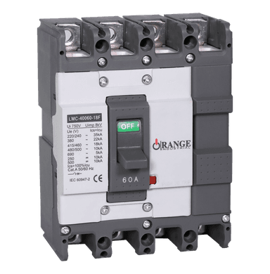 60Amp. 4Pole MCCB 18kA - Fixed Type
