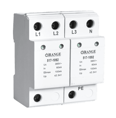 3P+N T2, 60kA Imax 100kA Uc385V Up2.3kV 4Pole Surge Protector Device