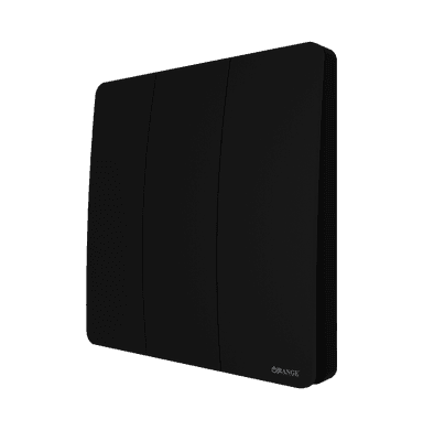 3Gang RF Kinetic Switch (IP67) Black
