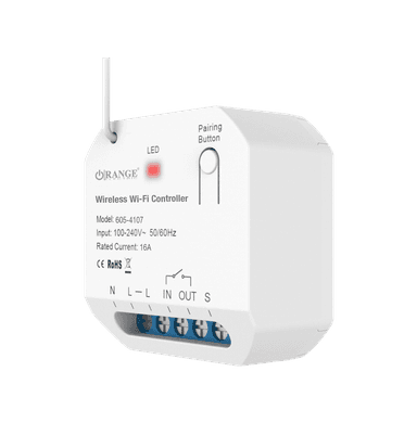 1Channel 16Amp. Wireless Wi-Fi Controller (IP20)