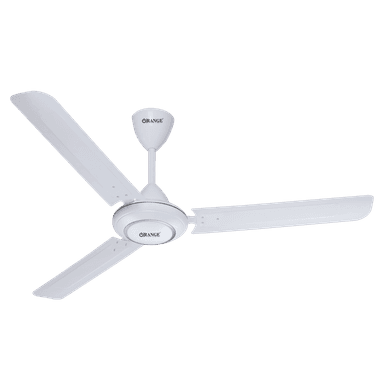56”Ceiling Fan 75Watt Aluminium with Aluminium Blades - White