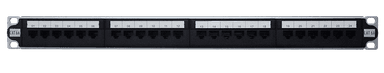 CAT6A 24Port Patch Panel 19"