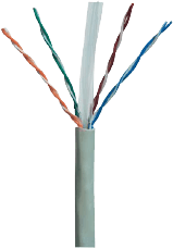 CAT6, U/UTP 4Pair Cable, 23AWG LSZH Sheath 305Meter, Blue