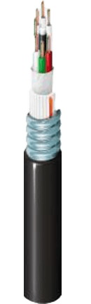 4 core SM outdoor armoured cable OS2