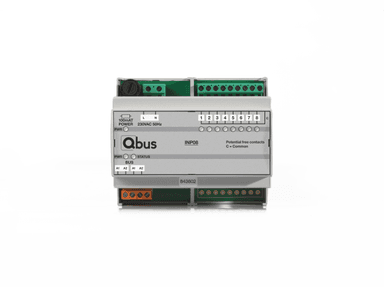 Input module DIN RAIL (8x external - 0 Volt)