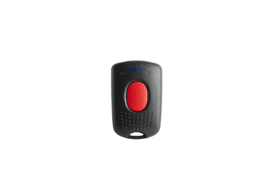 Qbus Wireless Easywave hand transmitter 1 button anthracite red button