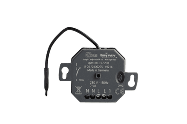Qbus Flush-mounted wireless Easywave relay 10A 230V 