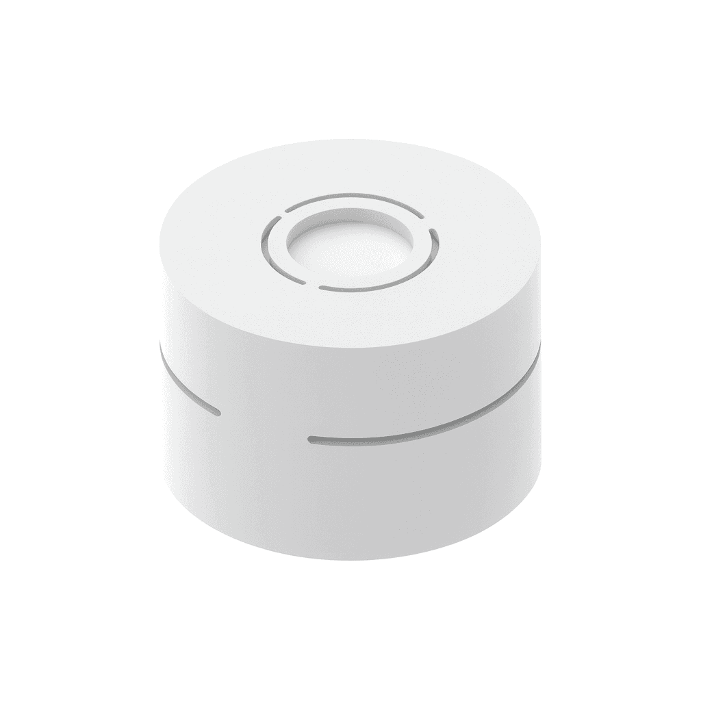 Motion, Light & Air Quality sensor (CO2, humidity, temperature) sensor in white metal housing for surface mounting