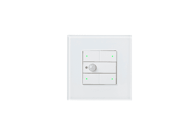 Switch-Motion detector 3 buttons Niko White 101 series RGB LED