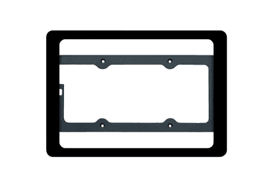 Qbus Ipad frame 10.9 black for Ipad 10th generation (incl. USB cable, excl. USB adapter)